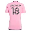 Maglia ufficiale Inter Miami CF Jordi Alba Ramos 18 Casa 2024-25 per Uomo